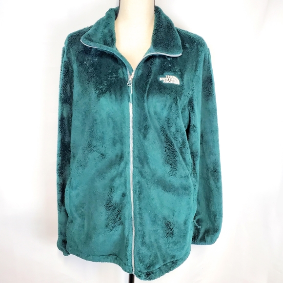 The North Face Jackets & Blazers - The North Face fuzzy emerald green jacket warm XL